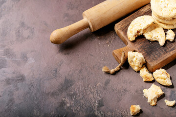 Homemade white chocolate chunk cookies
