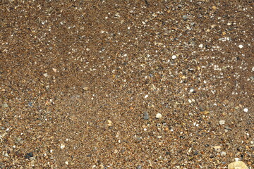 Golden Sand on the beach as background. Sand Texture. Golden sand. Background from fine sand.