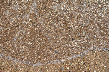 Golden Sand on the beach as background. Sand Texture. Golden sand. Background from fine sand.