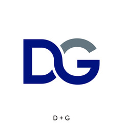 Letter D and G for identity design concept. Very suitable in various business purposes, also for icon, symbol and many more.