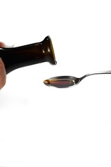 Pouring Balsamic Vinegar on a Spoon