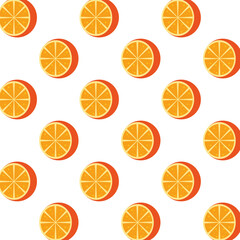 oranges fresh delicious fruits pattern background