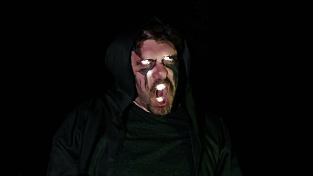 possessed man by demonic spirit