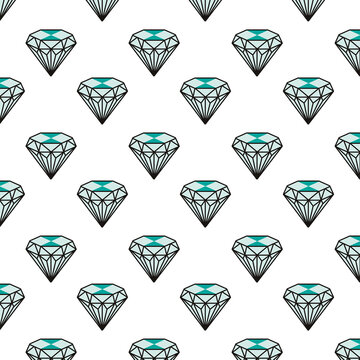diamonds stones jewerly pattern background