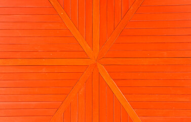 Background image of a wooden wall painted in bright orange color.