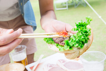 アウトドア料理