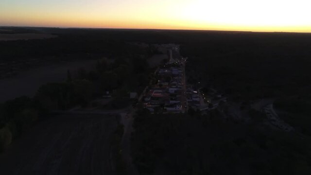 Cistercian monastery of Santa Mar&iacute;a de la Santa Espina in Valladolid,Spain. Aerial Drone Footage