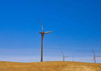 Wind turbines in Northern California