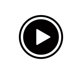 Video icon vector logo design illustration