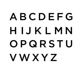 Alphabets icon vector logo design template
