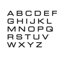 Alphabets icon vector logo design template