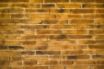A background of a brick wall at bangkok Thailand.