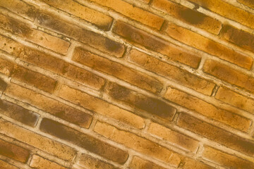 A background of a brick wall at bangkok Thailand.
