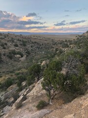Sunset in the Mountains