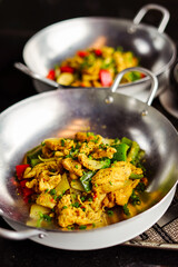 traditional vietnamese chicken dish with spices and vegetables