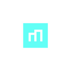 M Letter Logo Design Vector Illustration