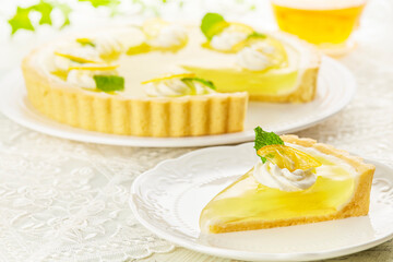 クリアレモンタルト　透明レモンタルト　レモンタルト　クリアゼリー