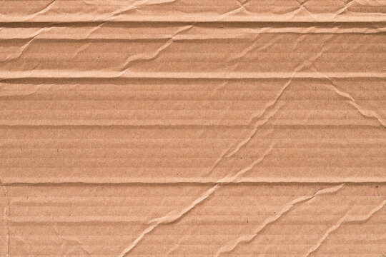 Cardboard paper texture, brown carton material surface