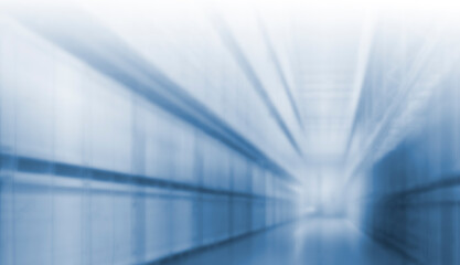 Blurred Warehouse inventory cargo  storage with tall shelves. Business and Industrial logistics background.