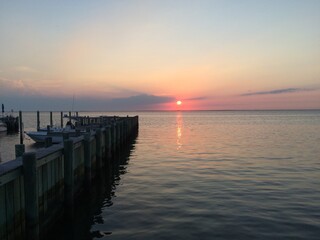Fototapeta na wymiar Sunset on the Sea