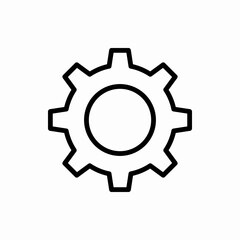 Outline setting icon.Setting vector illustration. Symbol for web and mobile