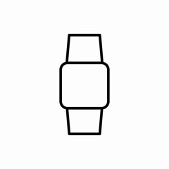 Outline smart watch icon.Smart watch vector illustration. Symbol for web and mobile