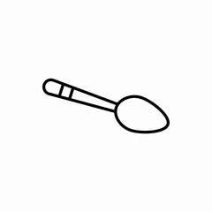 Outline spoon icon.Spoon vector illustration. Symbol for web and mobile