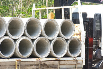 concrete pipes for construction