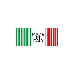 Italian product emblem logo design template