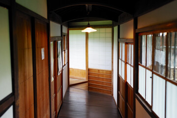 Fototapeta premium 古い日本の大きな屋敷