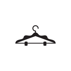 Wardrobe or fashion logo design with using hanger icon