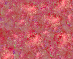 Lilac pink abstract fractal background with spots and backlight. 3D rendering. 3d illustration