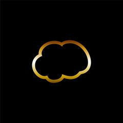 Cloud stylish logo and icons
