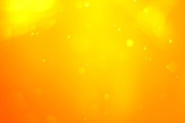 Golden bokeh and yellow blur abstract