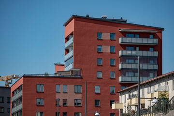 red house, årsta, stockholm,sweden