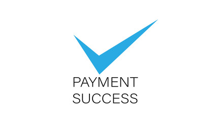 Payment approved icon, green checkmark