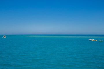 Fototapeta premium endless azure sea on vacation