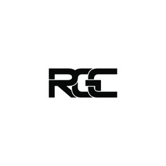 rgc letter original monogram logo design