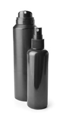 Hair sprays on white background