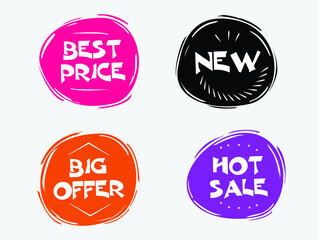 Special Offer price tag vector format
