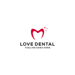 Creative modern Health Logo design vector template Dental clinic Logotype