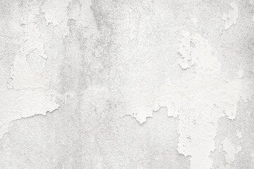 white old wall texture with cracked and peeled in vintage style for background and design art work.