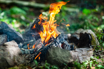 nice campfire / Lagerfeuer