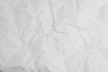 White wrinkled paper texture