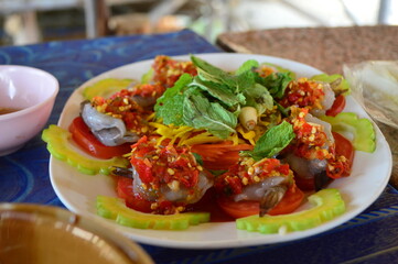 chicken and vegetable salad