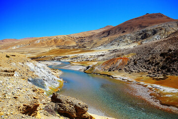 mountain river in tibet