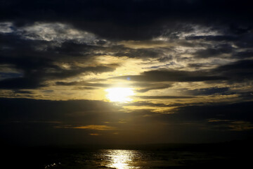 Waves on the beach in the tropics