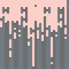 Abstract Rounded Color Lines halftone transition background illustration