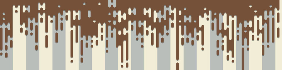 Abstract Rounded Color Lines halftone transition background illustration