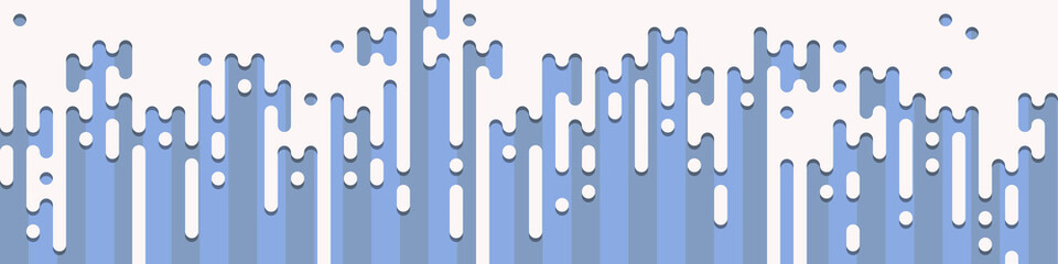 Abstract Rounded Color Lines halftone transition background illustration